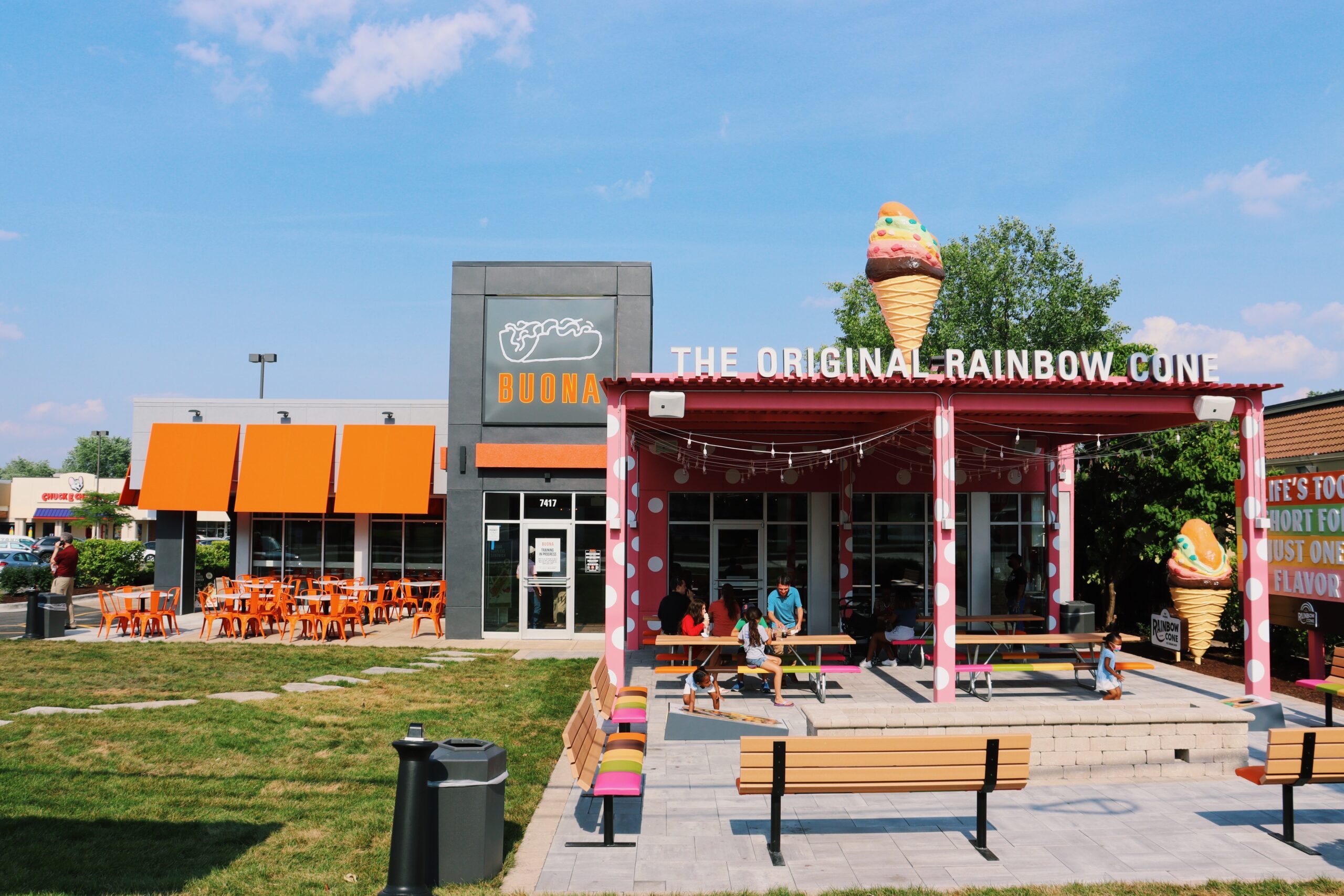 Rainbow Cone Locations Ice Cream Shops Near Me